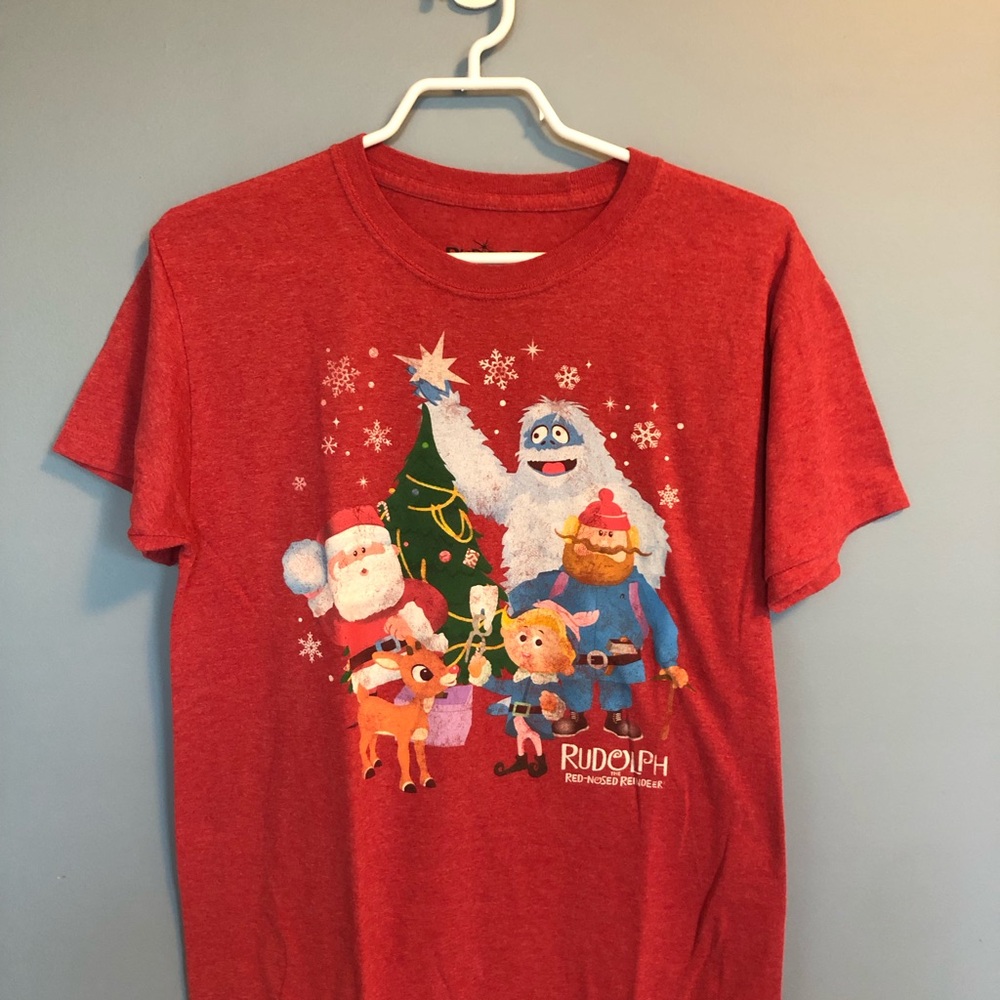 Rudolph Red Kids Short Sleeve T-Shirt